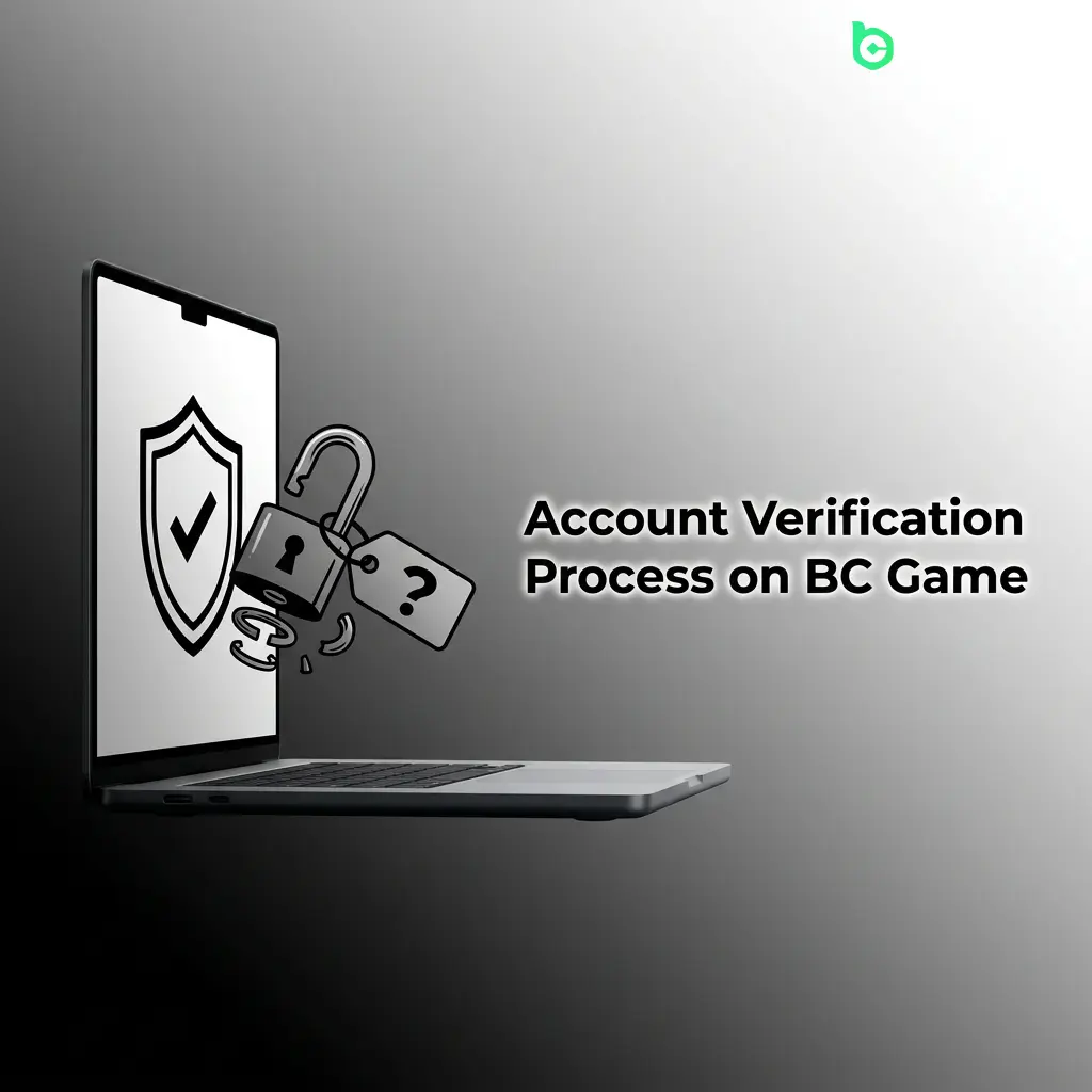BC Game KYC account verification process showing steps to submit ID documents and proof of address for withdrawal access