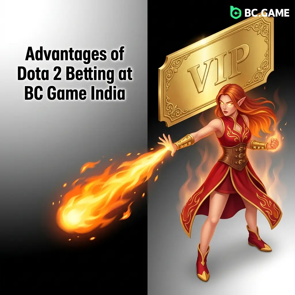 BC Game Dota 2 betting advantages in India including rakeback bonuses, UPI payments, live support, and mobile app access