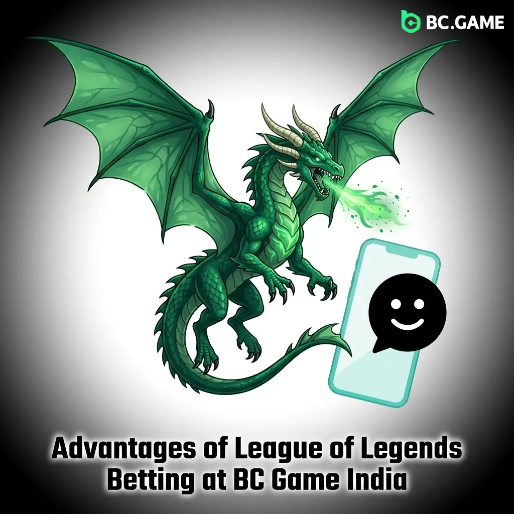 BC Game India LoL betting advantages including INR payments, welcome rakeback, competitive odds, and mobile app features