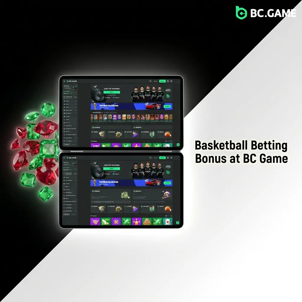 BC Game basketball betting welcome bonus up to 360% across four deposit tiers for new users