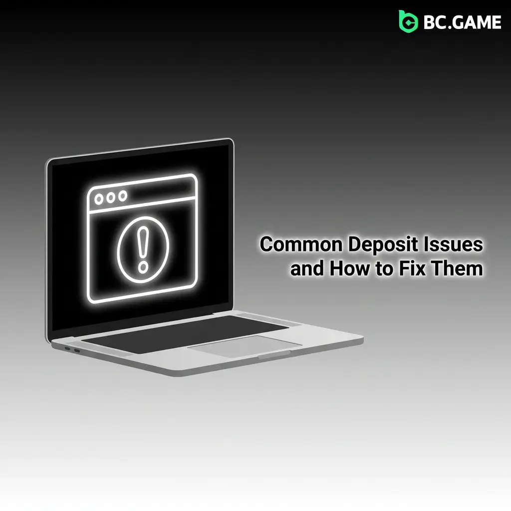 BC Game common deposit issues including payment declined, pending transactions, crypto errors, and KYC verification solutions