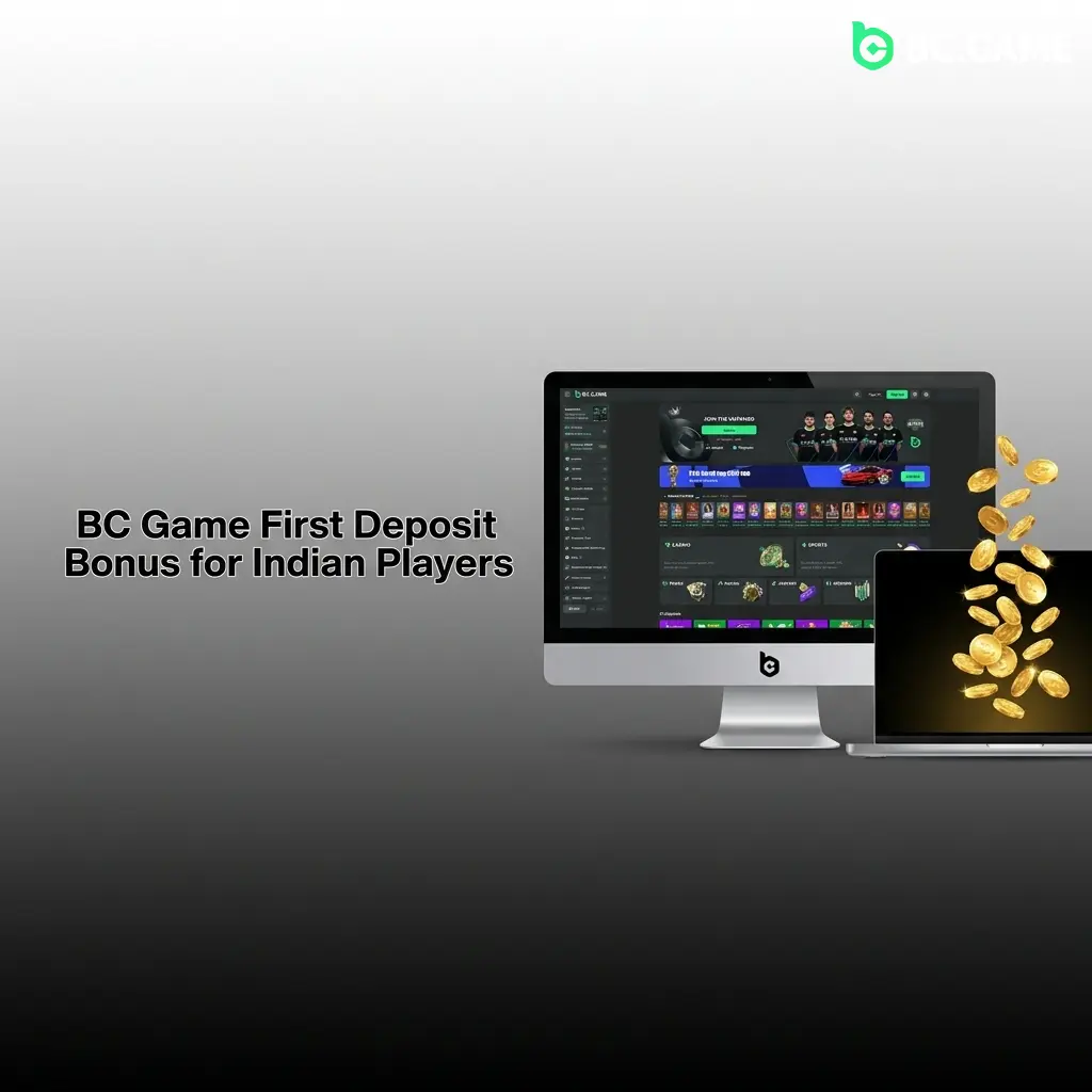 BC Game four-tier welcome bonus for Indian players offering up to 500% rakeback across first four deposits