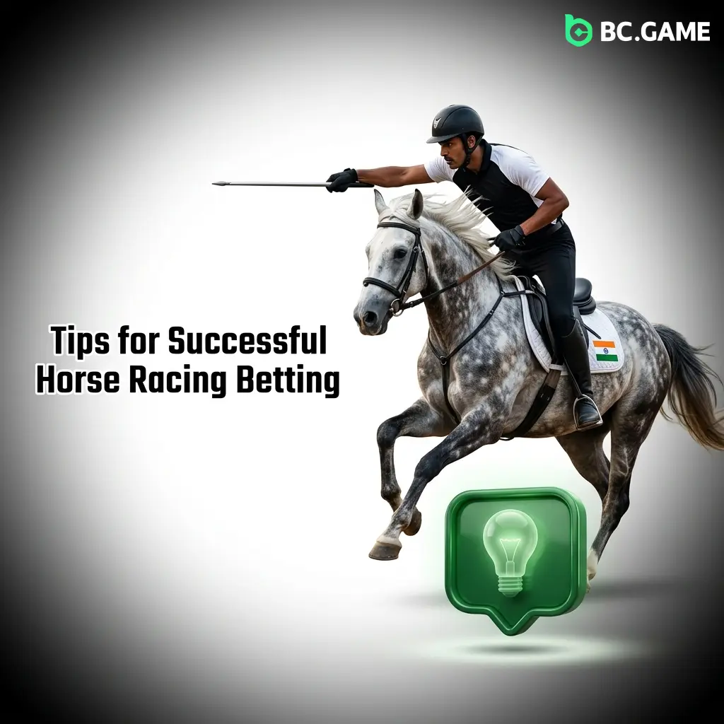 Jockey riding a thoroughbred horse on a racing track, illustrating tips for successful horse racing betting strategies