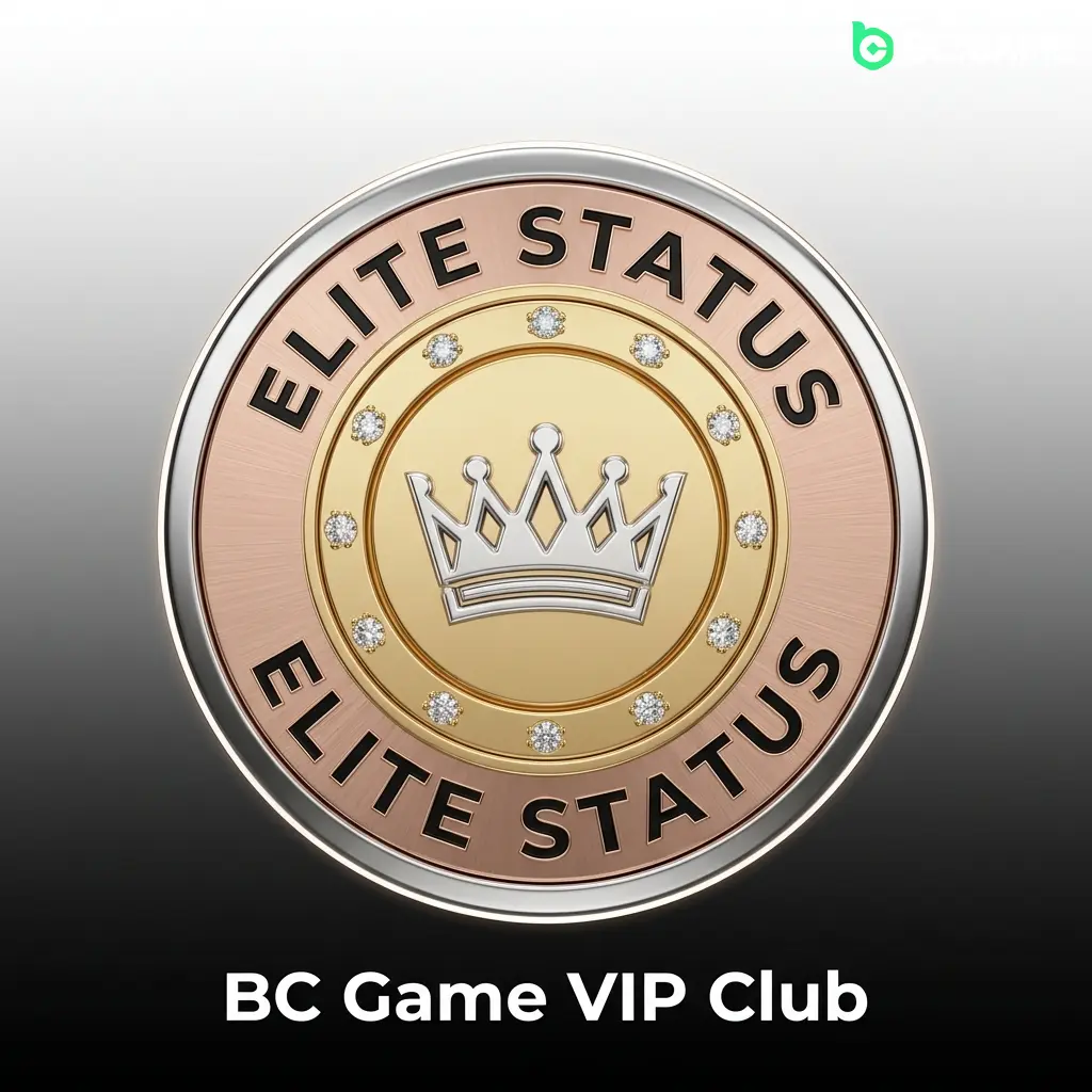 BC Game VIP Club tiers in India showing membership levels from Newcomer to Legends with rewards and benefits