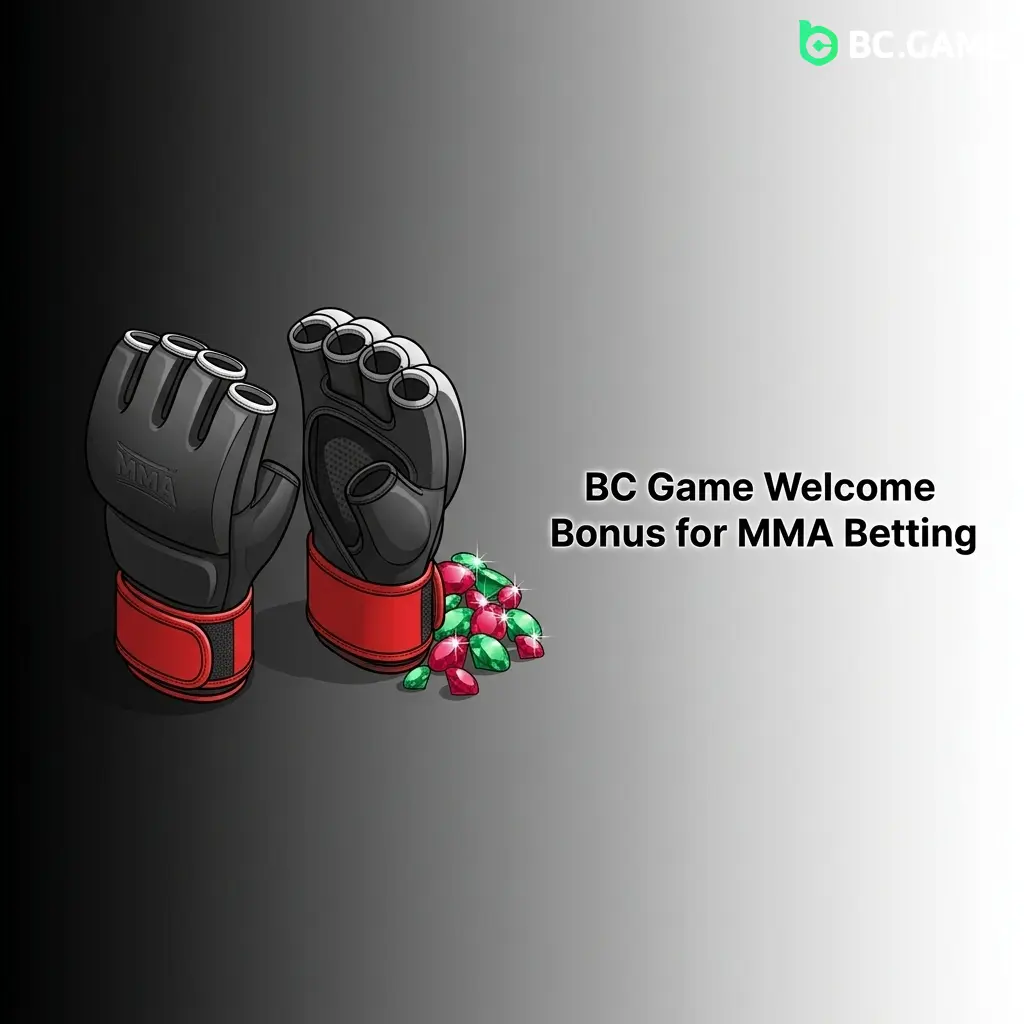BC Game welcome bonus up to 360% on first deposit for MMA betting with 10x wagering requirement
