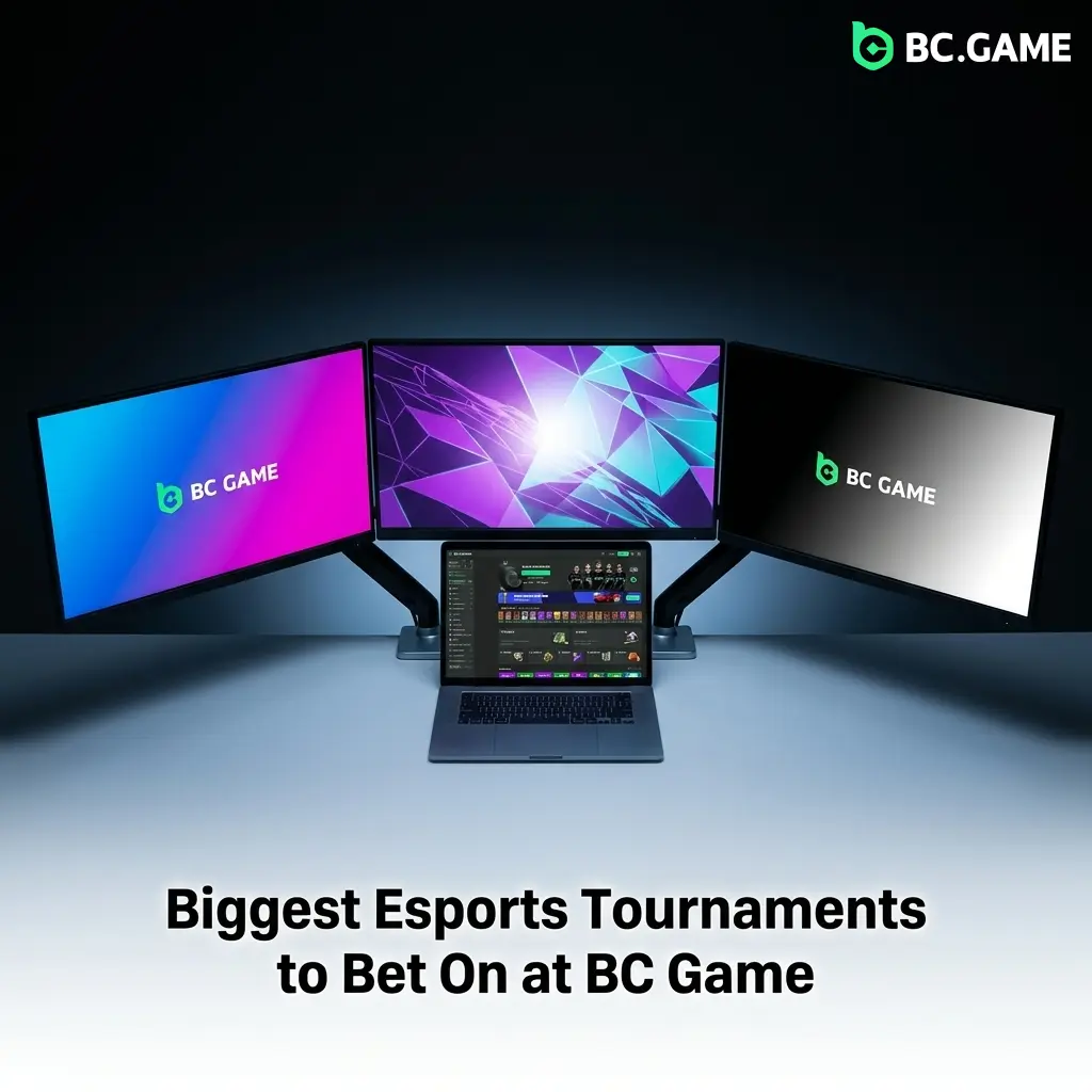 BC Game esports betting tournaments including CS2, Dota 2, Valorant, LoL, and Overwatch 2 major events