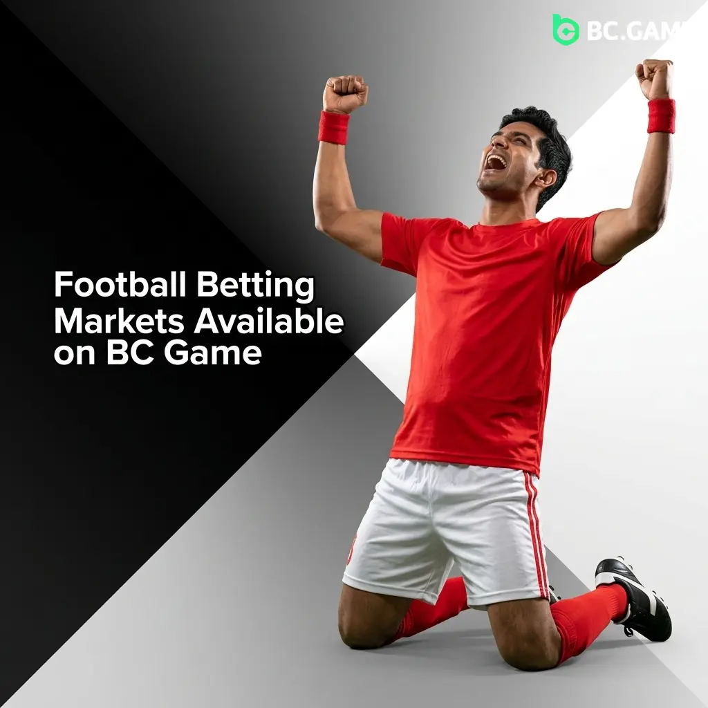 Football betting markets on BC Game including match result, over/under goals, BTTS, handicap, correct score options