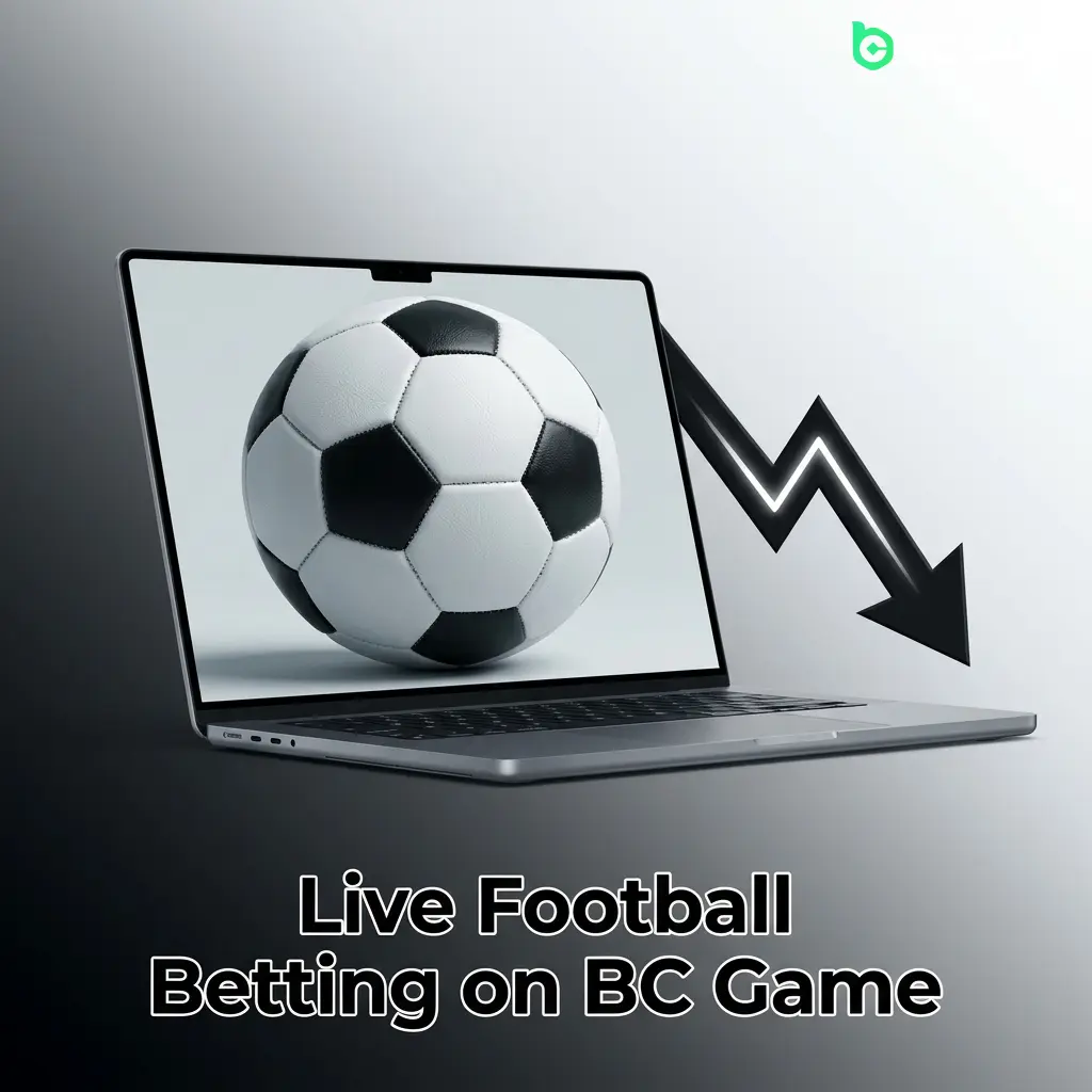 Live football betting on BC Game with real-time odds, live tracker, and in-play markets like match result and Asian handicap